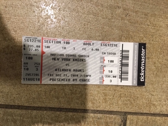 I Bought A Faux Ticket To A Sporting Event Once