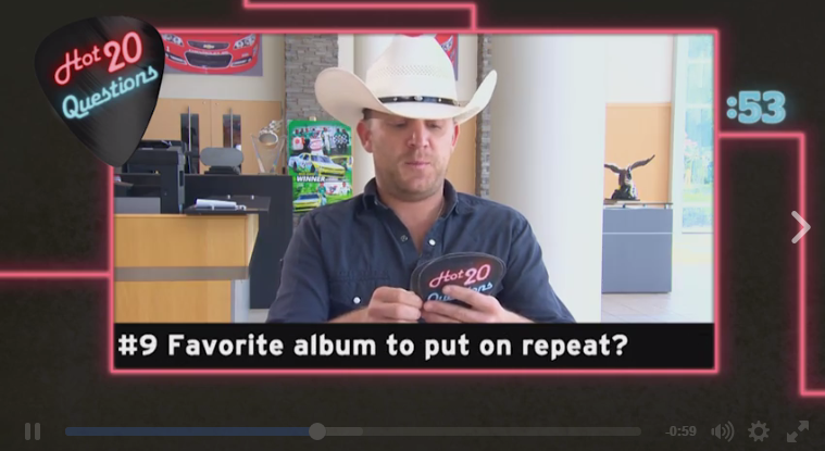 Hot 20 Questions with Justin Moore