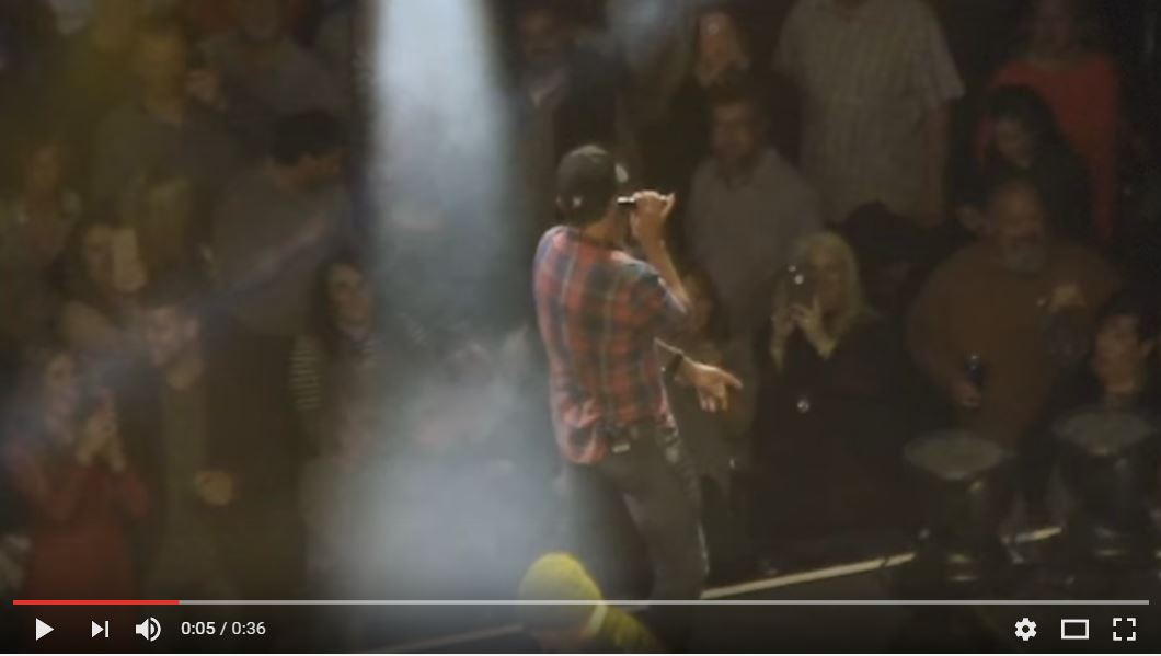 Watch: Luke Bryan takes swing at heckler during performance
