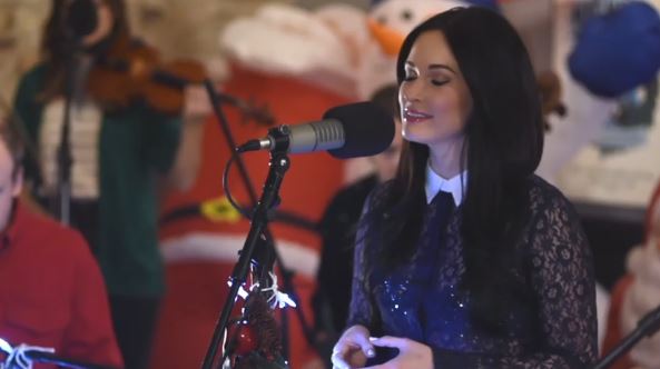 Kacey Musgraves performing “Rudolph the Red-Nosed Reindeer”