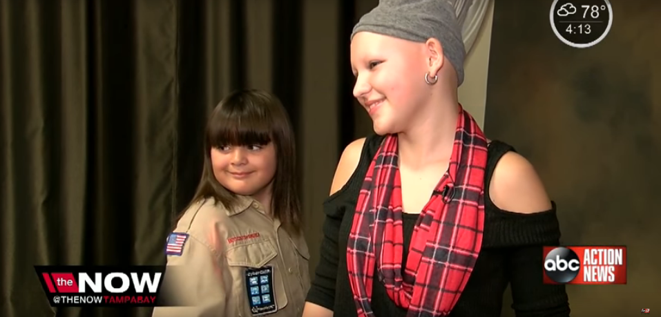 Generous Boy Grows Hair Out to Donate to Sick Friend