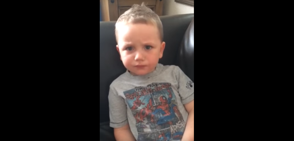 Adorable Boy is Mad Because He Can’t Go to the Pub [VIDEO]