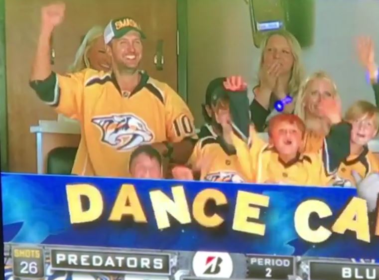 Luke Bryan Shakes It to His Own Song at Predators Game [Watch]