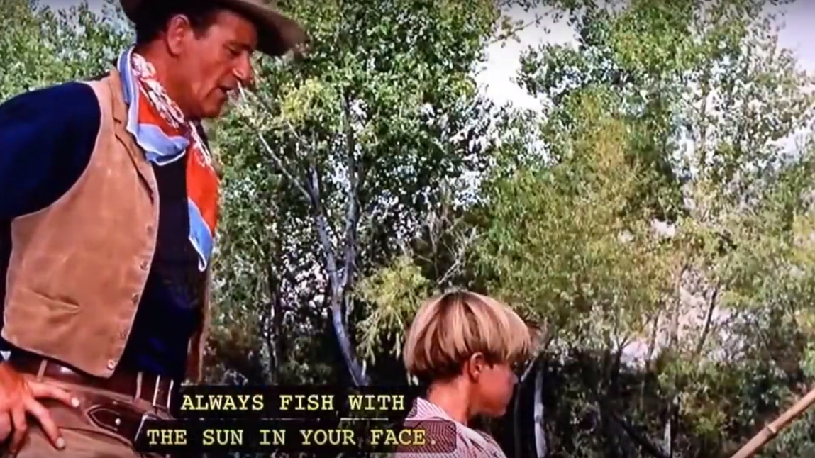 This Old Clip of John Wayne Teaching a Child How to Swim Will Make You Laugh