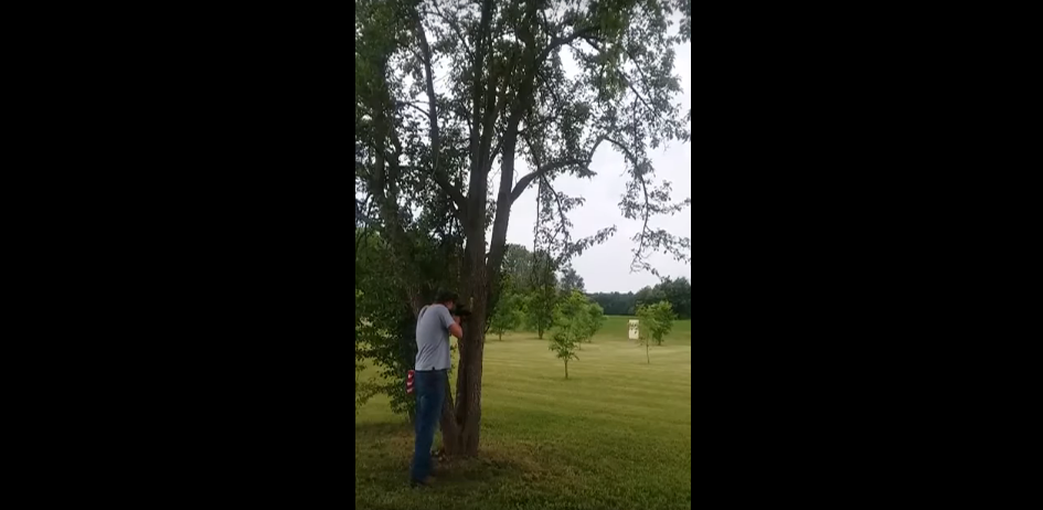 Crazy Guy Shoots at Refrigerator Full of Explosives and Almost Dies [VIDEO NSFW]