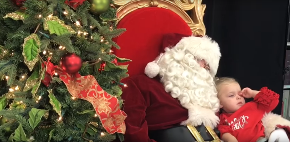 Adorable Child Gives Santa the Best Request as to What She Wants for Christmas [WATCH]