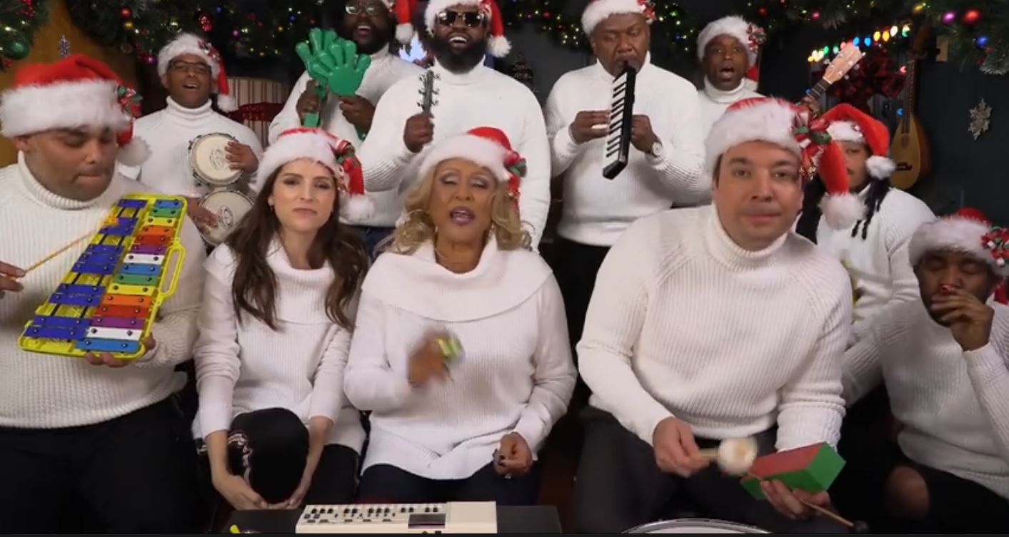 ICYMI: Get in the holiday spirit with Jimmy, Anna Kendrick, Darlene Love, & The Roots performing “Christmas (Baby Please Come Home)” with classroom instruments!