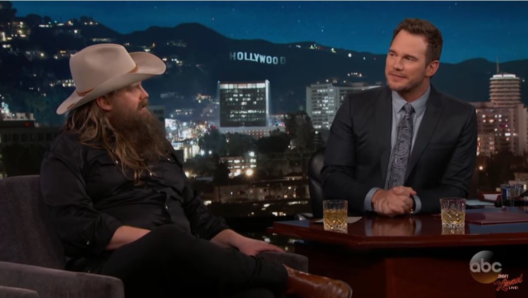 Chris Stapleton and Chris Pratt duet