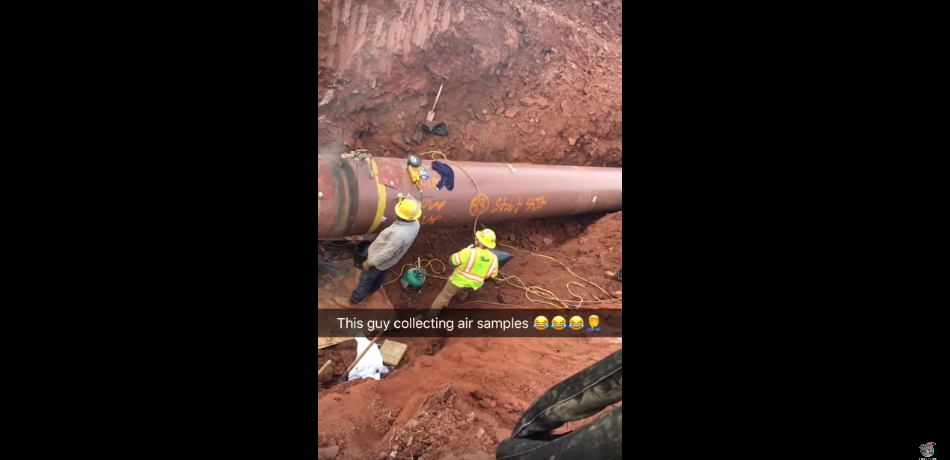 Watch Construction Workers Prank the New Guy by Having Him Catch an ‘Air Sample’ [VIDEO]