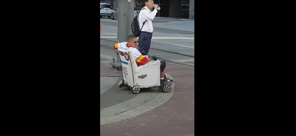 Introducing the Motorized Hover Board Chair [WATCH]