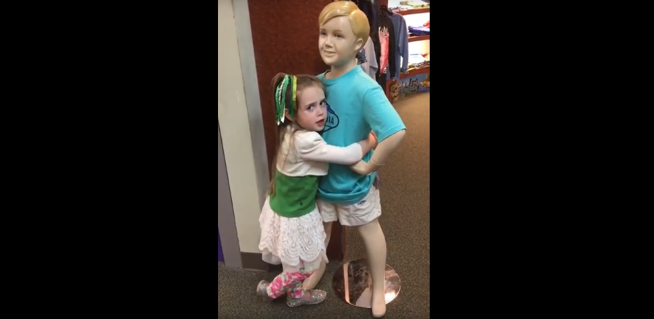 Adorable Four Year Old Wants to Marry Her Mannequin [VIDEO]