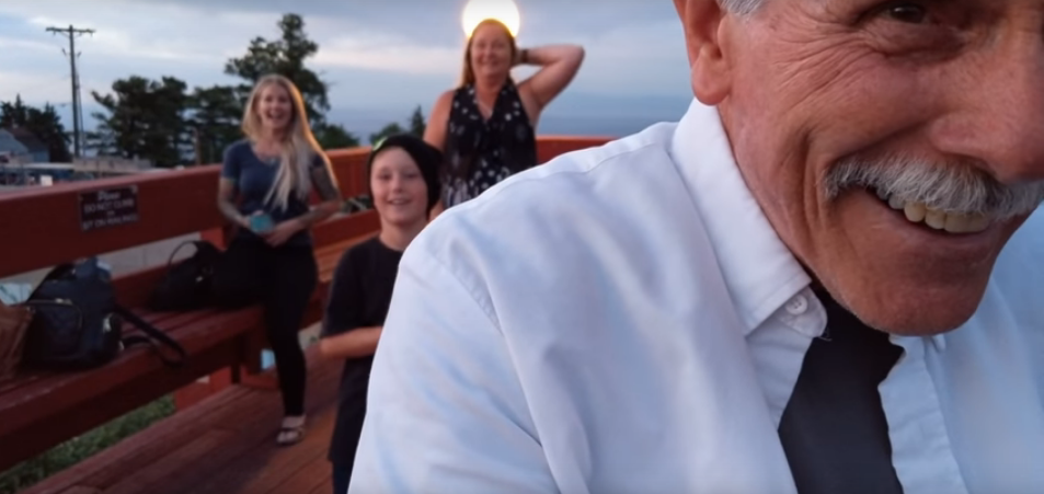 Adorable Grandpa Films Wedding Proposal BACKWARDS by Accident [VIDEO]