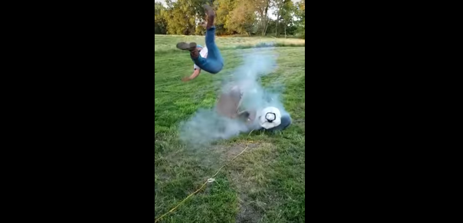 Bored Guy Decides to Deploy an Airbag Under His Reclining Chair [WATCH]