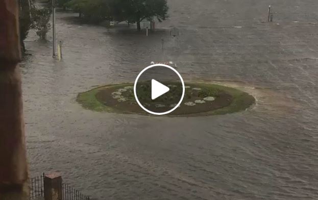 WATCH: Hurricane Florence causes flooding across North Carolina Coast