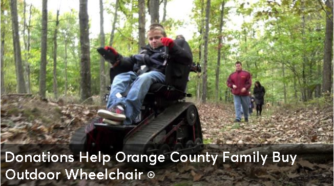 Thanks to An Amazing Community Jesse Blevins Got a New Outdoor Wheelchair [watch]