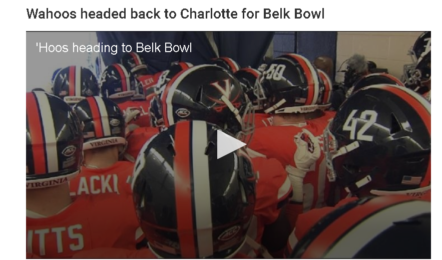 The Hoos are Going to the Belk Bowl!!