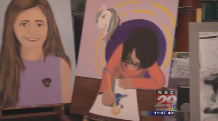 Local Teenager Creates Art to Help Those Fighting Cancer [VIDEO]