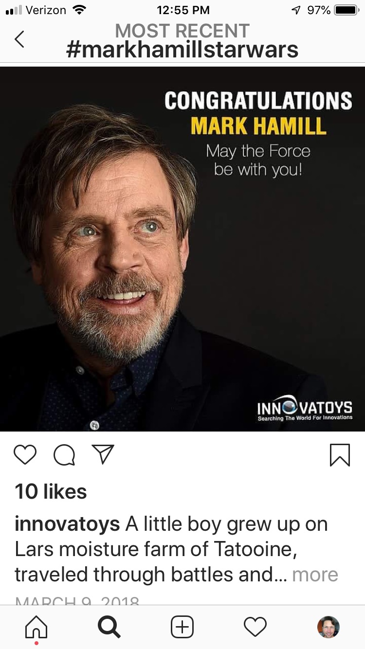 “Star Wars” Star Mark Hamill Says Social Media Allows People To Directly ______ him