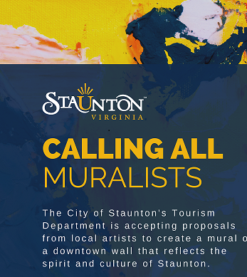 Staunton is Looking for a Local Artist to Paint a Mural Downtown