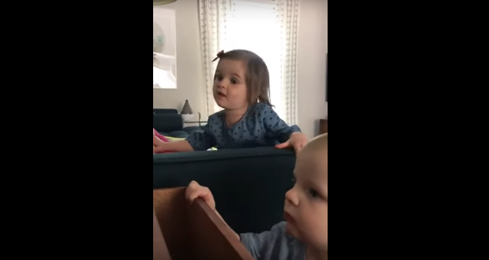 Adorable Toddler Gets Frustrated at Alexa For Not Playing Baby Shark [VIDEO]
