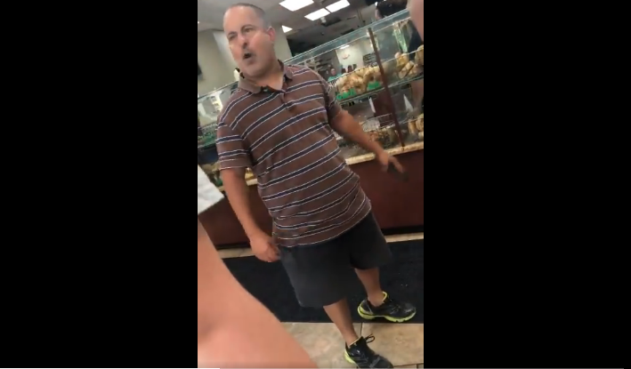 Angry Bagel Customer Goes Ballistic Over Dating Sites and His Height [VIDEO/NSFW]