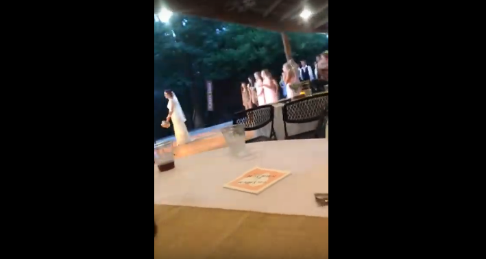 This Boyfriends Reaction to His Girlfriend Catching a Bouquet is Fantastic [VIDEO]